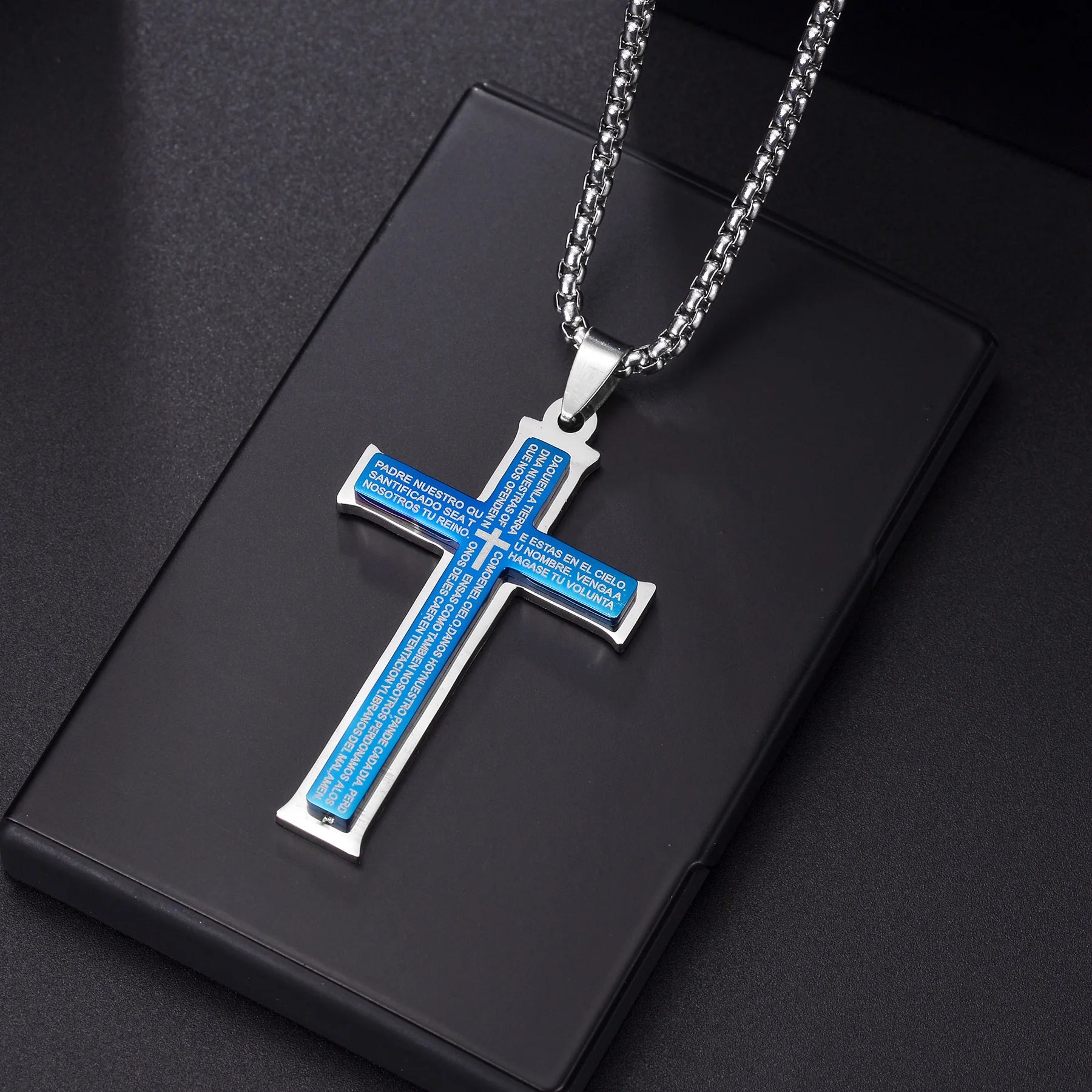 Lord's Prayer Stainless steel Necklace Unisex