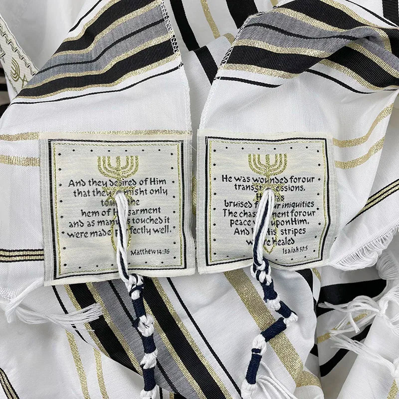 Messianic Christian Shawl/Tallit 180x130cm (72 x 51 Inches)