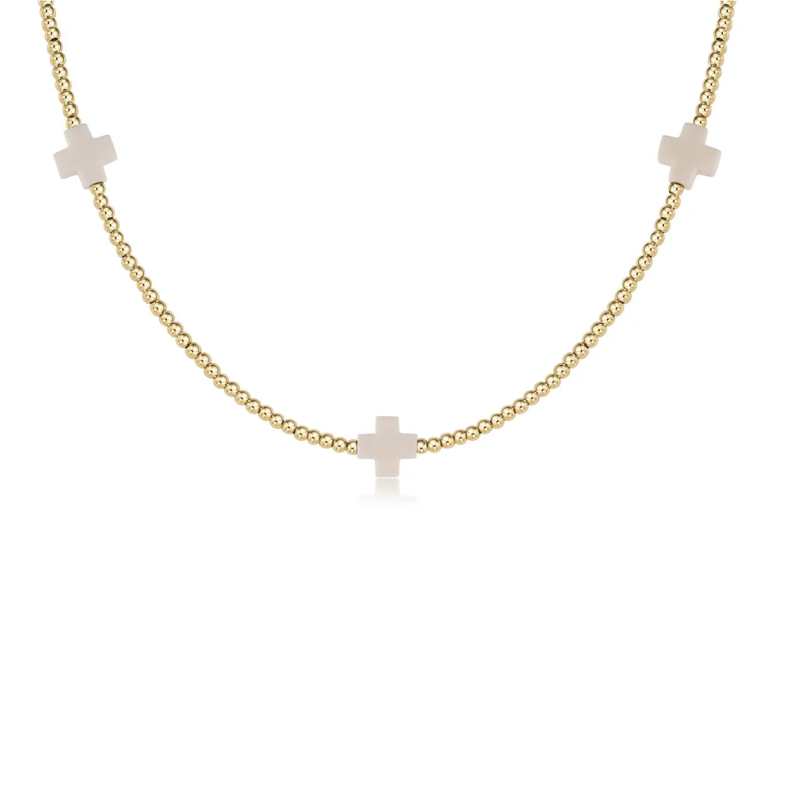 Handmade Choker with Crosses – Inspirational Christian Gift
