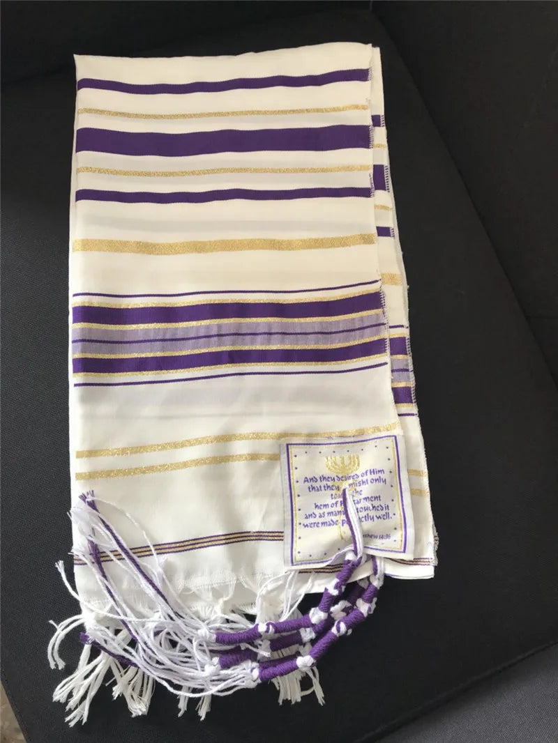 Messianic Christian Shawl/Tallit 180x130cm (72 x 51 Inches)
