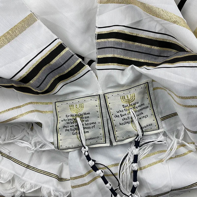 Messianic Christian Shawl/Tallit 180x130cm (72 x 51 Inches)